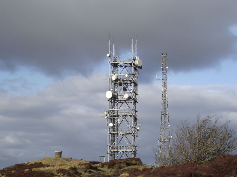 Masts on Brown Clee